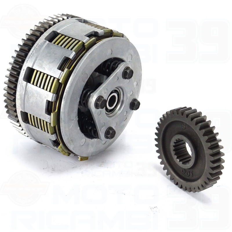 Scatola ingranaggi della frizione, scatola ingranaggi della campana del tamburo della frizione 14T con frizione per Mini Pocket Quad Dirt Bike ATV da 47 cc 49 cc