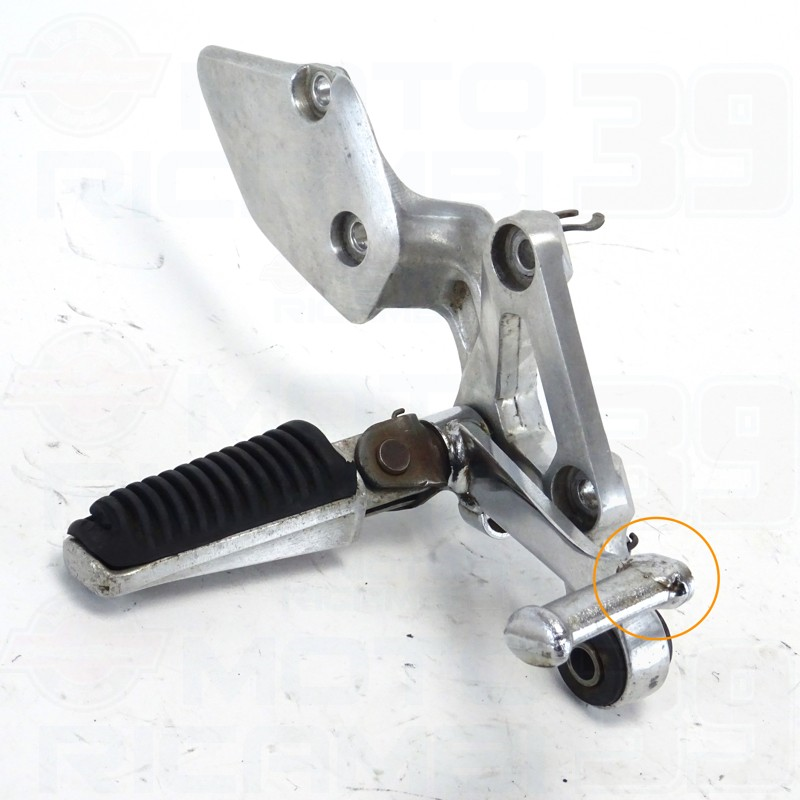 Pedana pilota destra con leva freno originale Yamaha fzs fazer 600 98 01