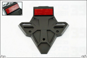 Supporto portatarga in plastica con catarifrangetnte originale Honda CB 650 R 2019 2021