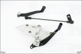 Pedana pilota destra con leva cambio leva freno astina e unibal originale Honda CB 650 R 2019 2021