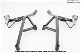 pedane pedalini passeggero complete di staffe originale KAWASAKI VERSYS 650 06 09