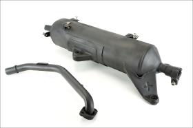 Kymco X-Town 300i ABS 16 20 Muffler exhaust silencer with original manifold