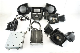 Honda GL 1800 F6B Goldwing Bagger 12 16 Complete stereo system with speakers amplifier controls and original antenna