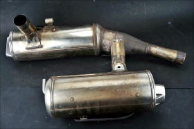 Original exhaust mufflers BMW G 650 GS 10 16