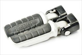 Triumph Street Twin 900 17 18 pedane pedalini passeggero con supporto originali