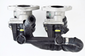 KYMCO AK 550 2021 2026 intake manifolds with injectors and original pipe