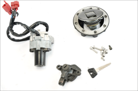 YAMAHA YZF 600 R THUNDERCAT 96 04 blocchetto contatto chiave originale con tappo benzina serratura sella e n. 1 chiave