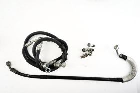 SUZUKI V STROM 650 08 11 tubi freno anteriori e posteriore con perni originali