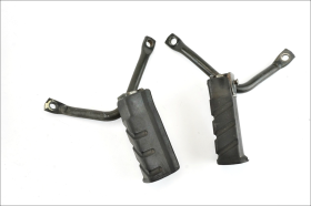 Honda Chiocciola 150 00 06 pedane pedalini passeggero con supporto originali