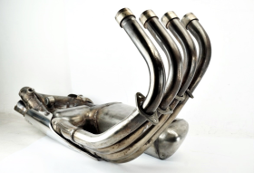 HONDA HORNET 600 07 14 collettori di scarico con paracalore e catalizzatore originali