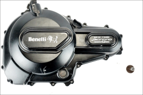 BENELLI LEONCINO 500 17 20 Clutch cover with dipstick and original engine oil filler cap