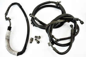 Kawasaki KLV 1000 04 06 Front and rear brake lines with original pins