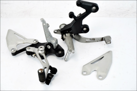 Kawasaki Ninja 500 25 26 pedane pilota con leva cambio leva freno astina e uniball originali