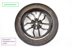 KYMCO PEOPLE S 125 21 25 cerchio posteriore con pneumatico originale