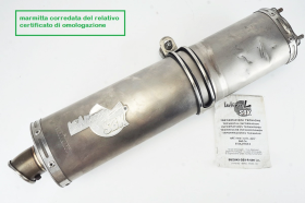 SUZUKI GSX R 600 750 K1 K2 K3 Leovince exhaust muffler SGI 6340 E13 0232