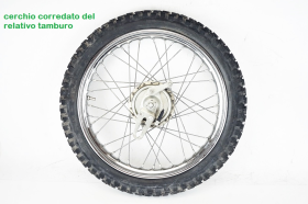 Malaguti Grizzly 50 2005 2010 cerchio anteriore completo di tamburo originale