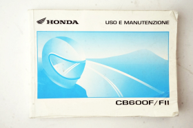 HONDA HORNET 600 1998 2002 Original Owner's Manual